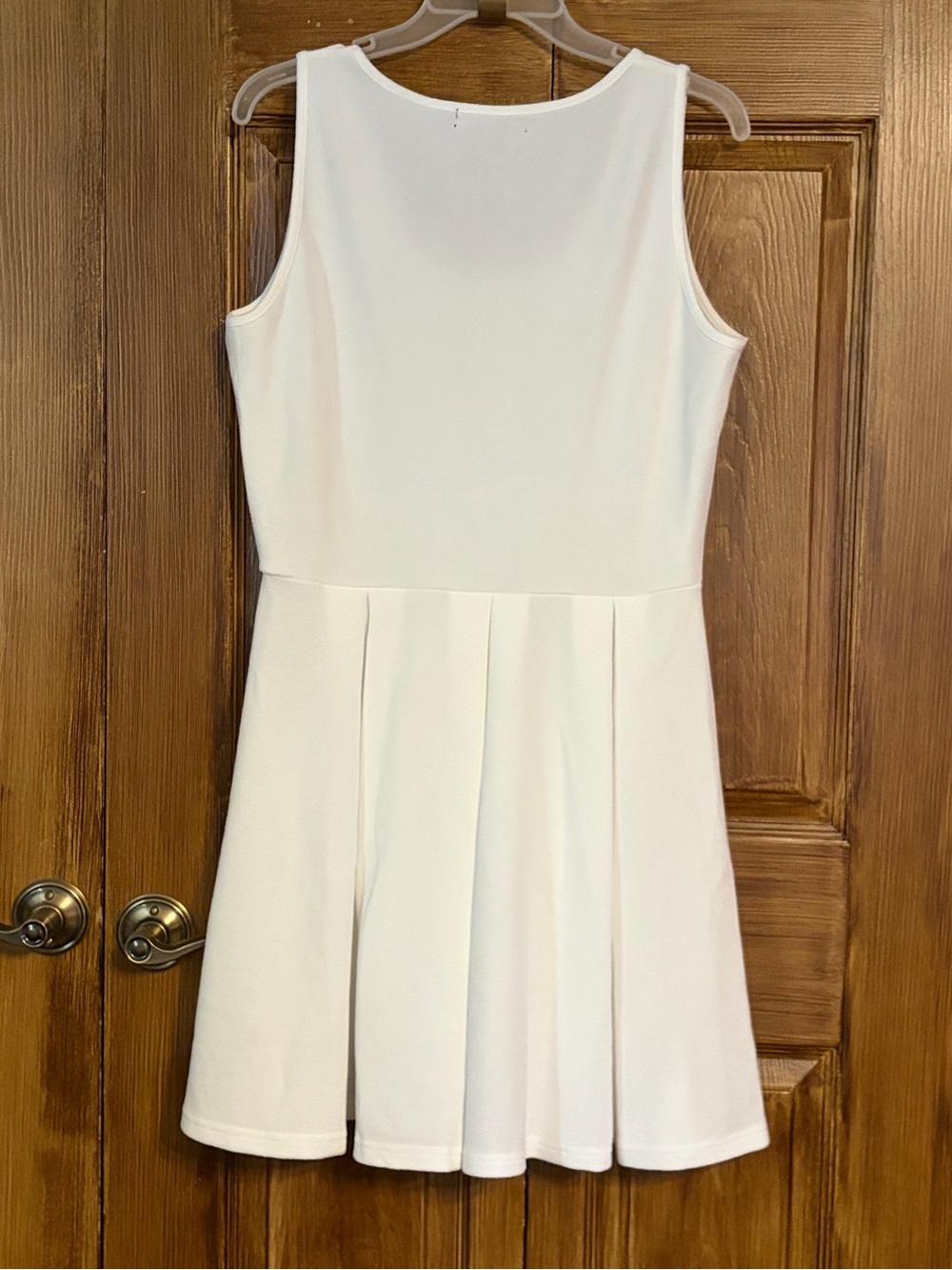 White Mark Sleeveless A-Line Mini Flare Dress in White Size XL NWOT - Picture 2 of 6